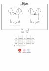 Obsessive Moketta body fioletowe L/XL