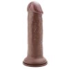 Ciemny penis na przyssawce dildo bez jąder 30,5 cm