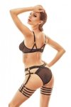 Bielizna Special S/M stringi + stanik + harness