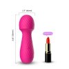 Wibrator różdżka wand sex masażer z elastyczną główką różowy