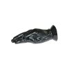 Czarne dildo do fistingu ręka na przyssawce 18 cm
