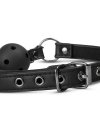 Knebel Open Ball Gag With Nipple Clamps