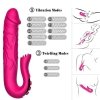 Realistyczne wibrujące dildo masażer łechtaczki mega orgazm