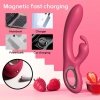 Klasyczny wibrator damski Rabbit vibrator PINK