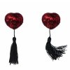 Nasutniki Burlesque gipsy red serduszka z frędzlami