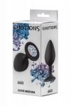 Korek analny plug z kryształem Emotions Cutie Medium (średni)