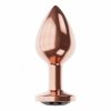 Plug butt plug diamond jet shine s rose gold