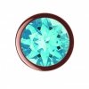 Plug butt plug diamond topaz shine L rose gold