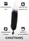 Korek analny z czarno - białym ogonem kitą Emotions Furry