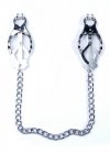 Klipsy na sutki łańcuch Exclusive Nipple Clamps No.11 - Fetish B