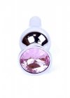 Korek analny z kryształem Jewellery Silver BUTT PLUG- Rose