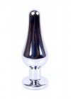 Korek analny z kryształem Jewellery Silver BUTT PLUG- Light Blue