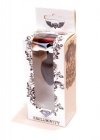 Silikonowy korek analny diament Jewellery Black Small- Pink Diamond