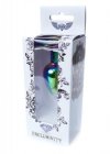 Gustowny korek analny klasyczny zatyczka plug z diamentem multicolor