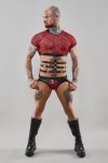 Męski krótki top chippendales z krótkimi rękawami - S