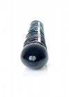Dildo flexible double dong - black
