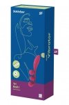 Masażer wibrator Satisfyer Tri Ball 1 red