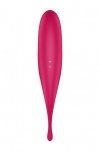 Stymulator powietrzny punktowy z pulsacją Satisfyer Twirling Pro czerwony