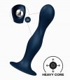 Wibrator anal Satisfyer Double Ball-R granatowy