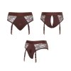 Strapon Harness Lingerie Diva - XXL - chocolate