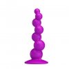 Bąbelkowy korek analny z kulkami przyssawka Pretty Love 15 cm