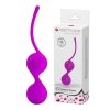 Podwójne kulki gejszy Pretty Love Kegel Tighten Up I fioletowe