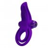 Wibrujący pierścień erekcyjny z masażerem Pretty Love Vibrant Penis Ring fiolet