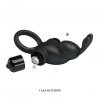 Pretty Love - Vibrant Penis Ring I Black