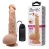 Wibrujące żylaste dildo na przyssawce z pilotem Baile 25 cm