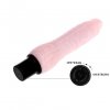 Realistyczny wibrator jak prawdziwy penis z cyber skóry 18,5 cm