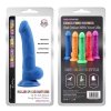 Niebieski penis dildo na przyssawce Norman.P
