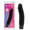 Żylasty realistyczny wibrator czarny 20 cm
