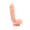 Naturalny penis dildo z przyssawką cielisty 22 cm