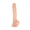 Duży penis dildo na przyssawce z jądrami Rocking Rod