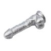 Elastyczny penis dildo na przyssawce 19 cm
