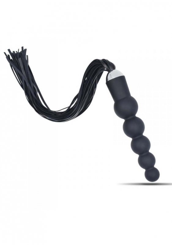 Kulki analne korek zatyczka z pejczem 19 cm