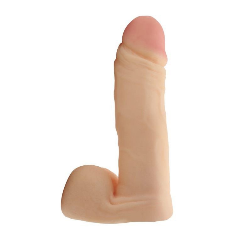 Realistyczne dildo z jądrami jak prawdziwy penis