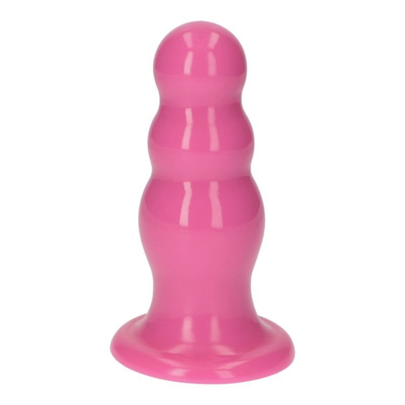 Dildo korek analny z wypustkami na przyssawce 15 cm