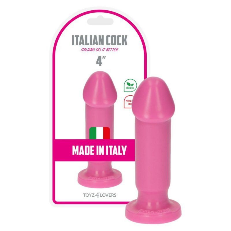 Dildo analne korek na przyssawce różowy 10 cm
