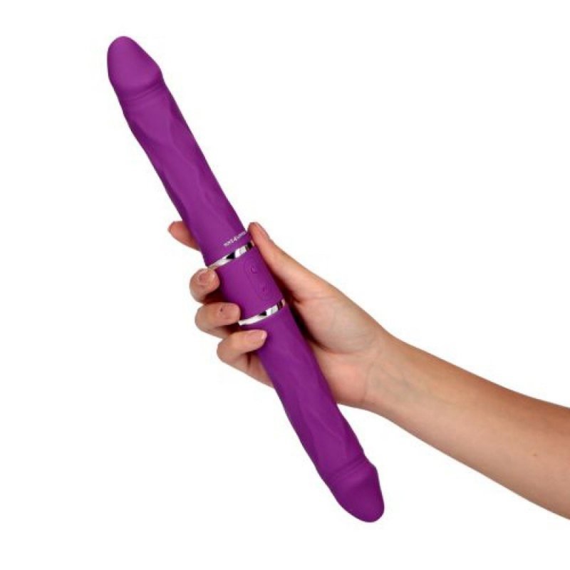 Wibrator dwustronny cupid arrow double phallus na pilota