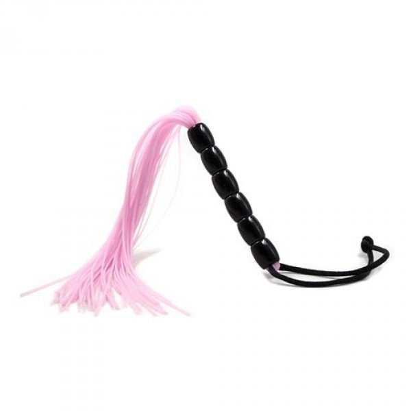Pejcz Frusta a frange Several Flogger pink