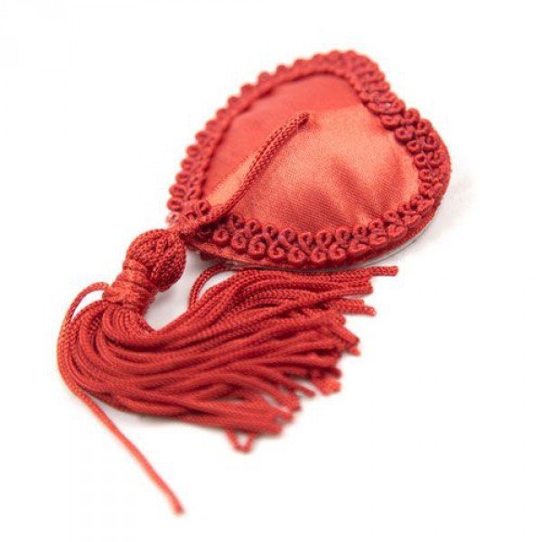 Heart Nipples Tassels red