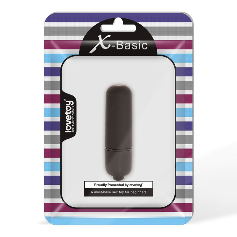 Mały mini wibrator kieszonkowy X-Basic Bullet Mini 10 prędkości