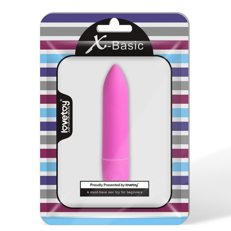 Mały mini wibrator kieszonkowy X-Basic Bullet Long 