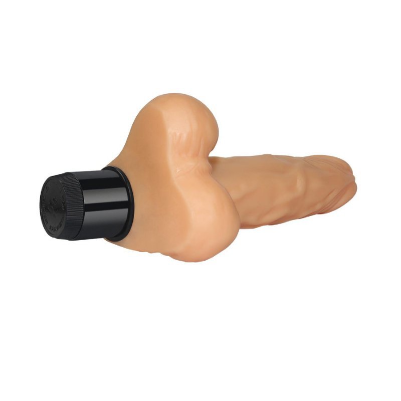 Wibrator dildo cyberskóra Xtreme Feel Cyberskin Vibrator 20cm