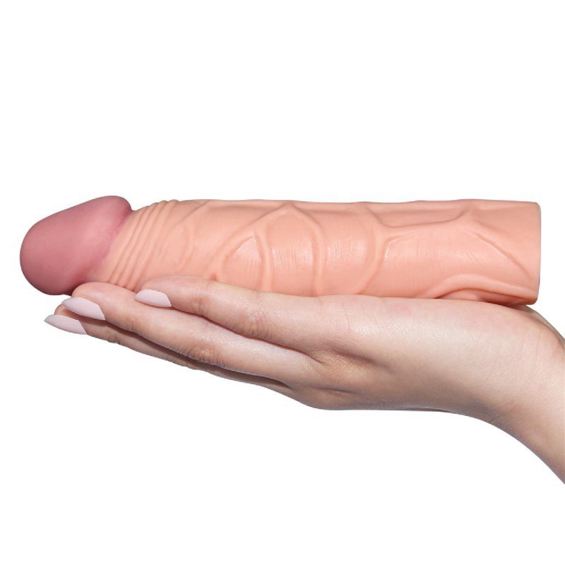 Add 1&quot; pleasure x tender penis sleeve flesh