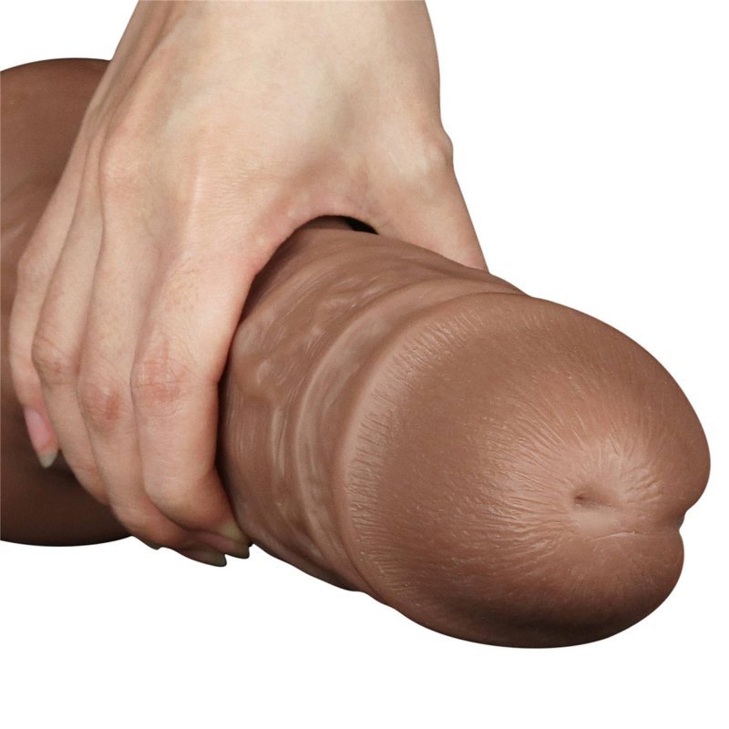 Realistyczne żylaste dildo na pryssawce Lovetoy 26,7 cm