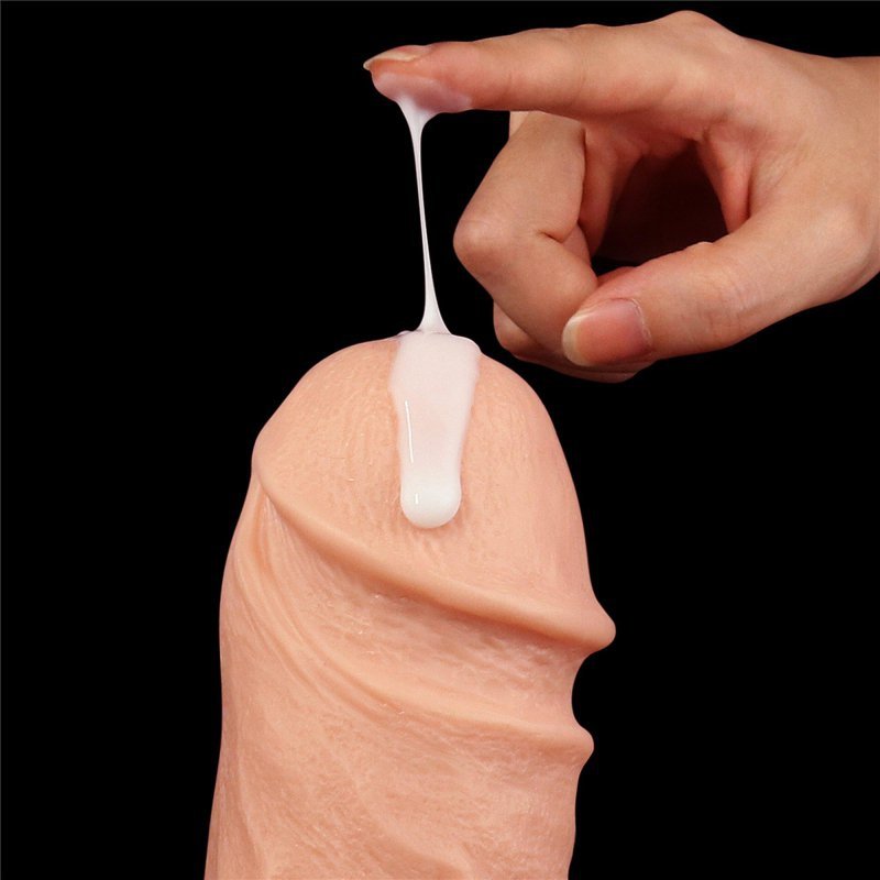 Podwójne duże dildo analno waginalne XXL