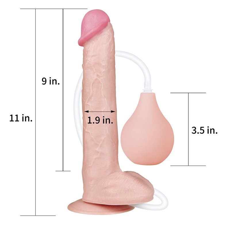 Penis dildo z wytryskiem Squirt Extreme Dildo 27cm