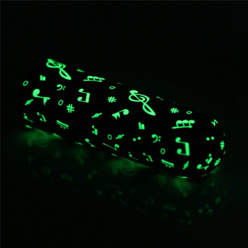 Rechargeable glow-in-the-dark music massager